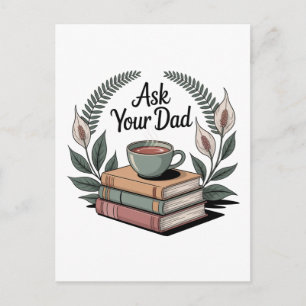 Ask Your Dad Holiday Postcard