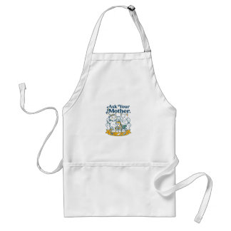 Ask Your Mother Funny Cat Family Standard Apron