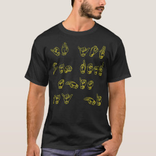 ASL American Sign Language Gift Interpreters T-Shirt