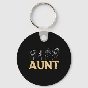 Asl American Sign Language Interpreter Deaf Awaren Key Ring