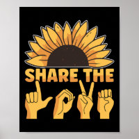 Asl American Sign Language Share The Love Awarenes