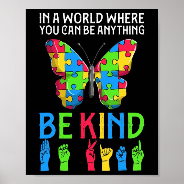 ASL Be Kind s1 ASL American Sign Language (Front)