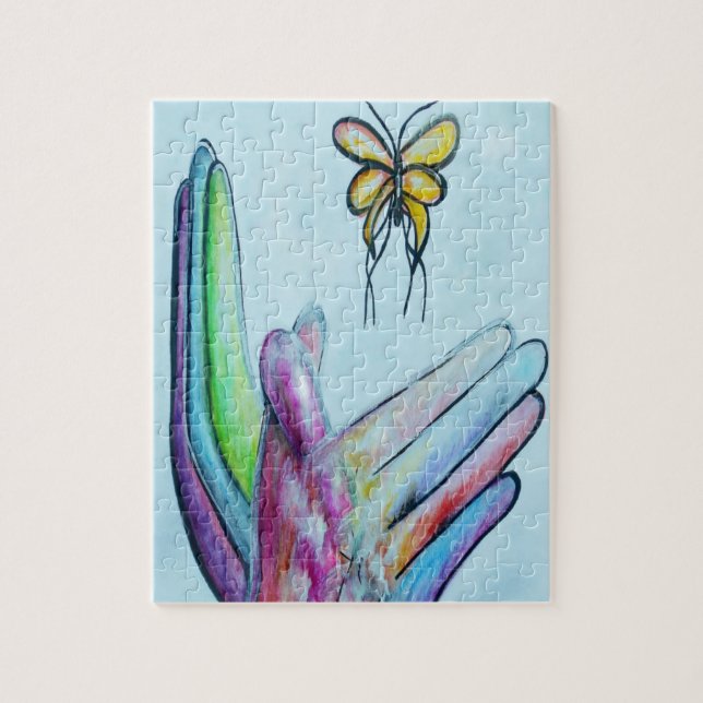 ASL Butterfly Jigsaw Puzzle (Vertical)