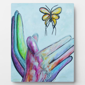 ASL Butterfly Plaque