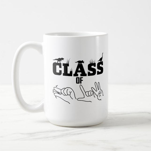ASL - Class of 2026 - Graduation ASL Design Coffee Mug (Left)
