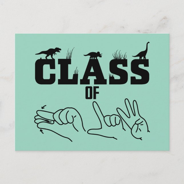 ASL - Class of 2026 - Graduation ASL Design Postcard (Front)
