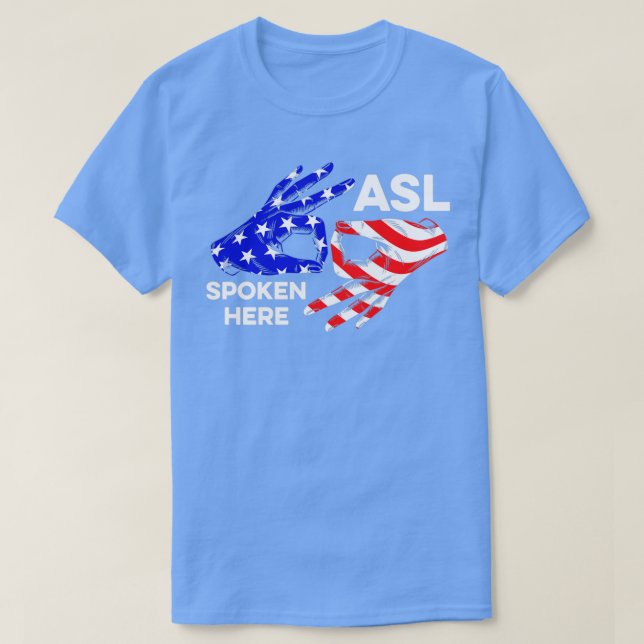 ASL Class Sign Language Speak Senior Graduation de T-Shirt (Design Front)