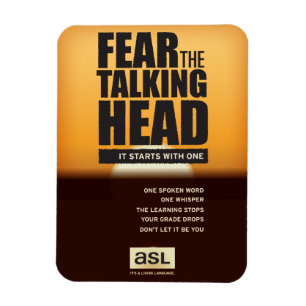 ASL Classroom magnet. Magnet