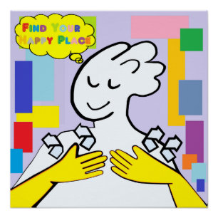 ASL Find Your Happy Place Poster