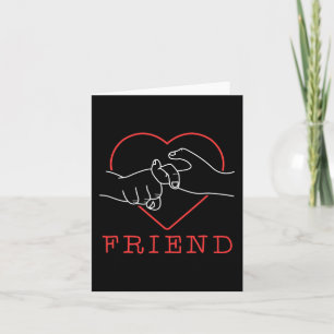 ASL Friend Cute Language Pride Deaf Awareness 1 Card