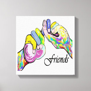 ASL Friends Canvas Print