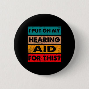 ASL Fun Deaf Pride Awareness Sign Languages Hearin 6 Cm Round Badge