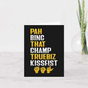 ASL Hand Gesture Deaf Hearing Loss Awareness 8 Card