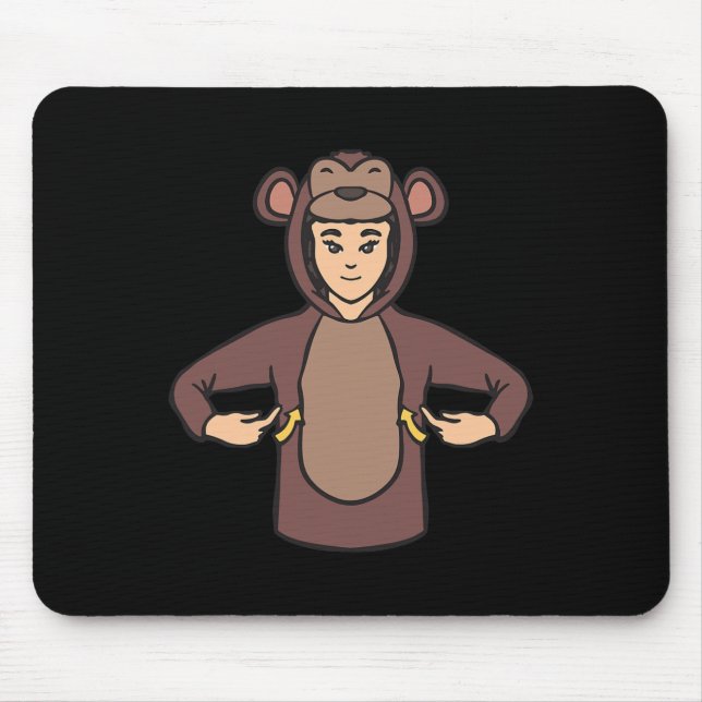 Asl Hand Gesture Deaf Hearing Loss Awareness Boy  Mouse Pad (Front)