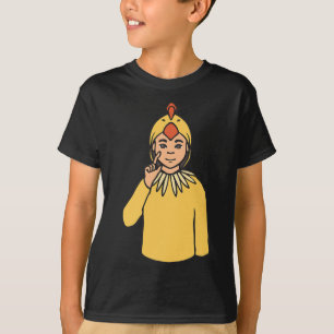 Asl Hand Gesture Deaf Hearing Loss Awareness Boy T-Shirt