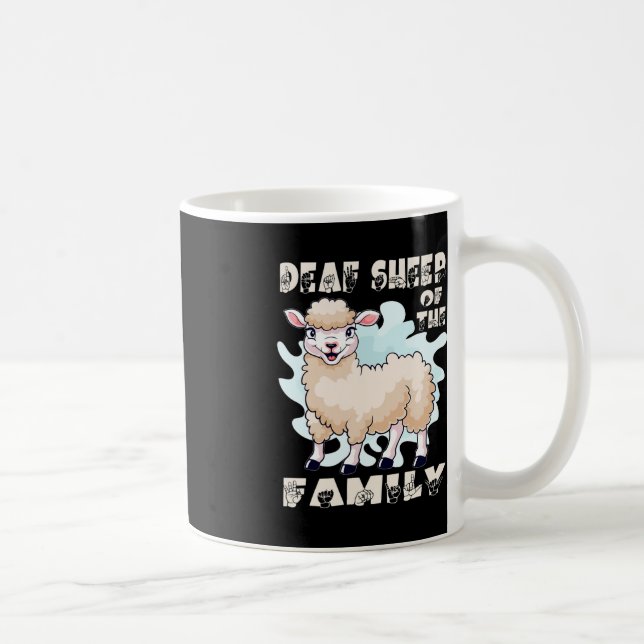 ASL hand gesture Hand sign language hearing loss a Coffee Mug (Right)
