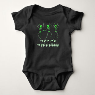 ASL Happy Halloween I - Cute Spooky Season Baby Bodysuit