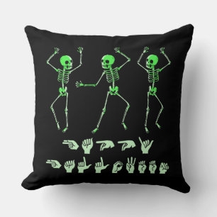 ASL Happy Halloween I - Cute Spooky Season Cushion