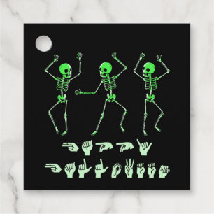 ASL Happy Halloween I - Cute Spooky Season Favour Tags