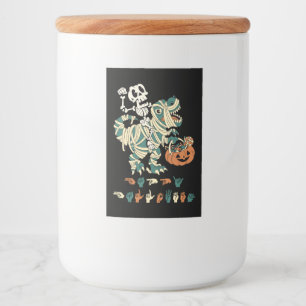 ASL Happy Halloween II - Cute Spooky Season Food Label