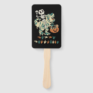 ASL Happy Halloween II - Cute Spooky Season Hand Fan