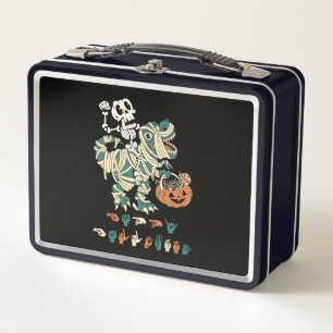 ASL Happy Halloween II - Cute Spooky Season Metal Lunch Box