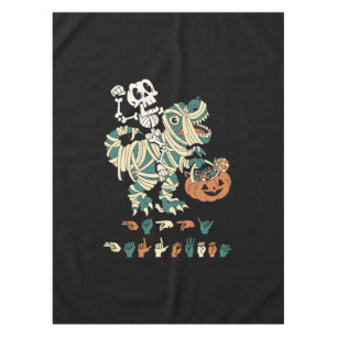 ASL Happy Halloween II - Cute Spooky Season Tablecloth