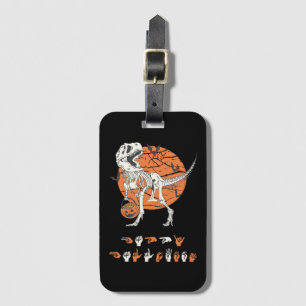 ASL Happy Halloween III - Cute Spooky Season Luggage Tag