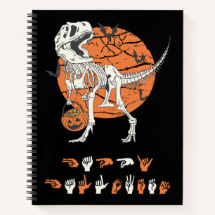 ASL Happy Halloween III - Cute Spooky Season Notebook