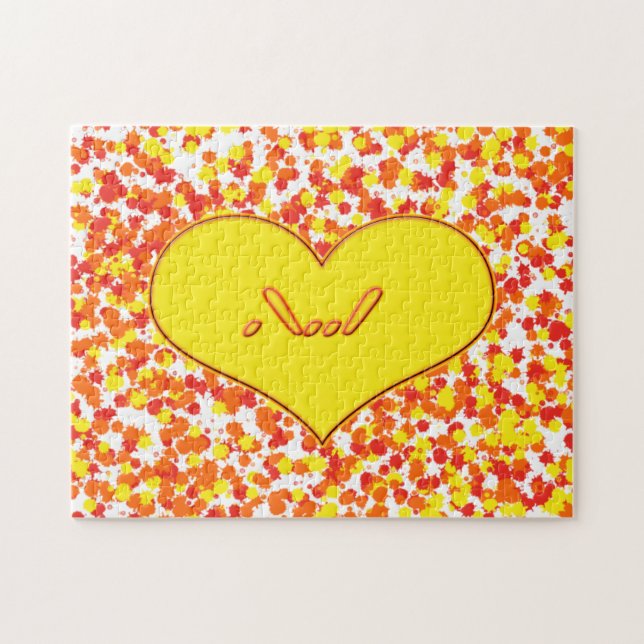 ASL-I Love You with Heart by Shirley Taylor Jigsaw Puzzle (Horizontal)