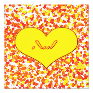 ASL-I Love You with Heart by Shirley Taylor Photo Print