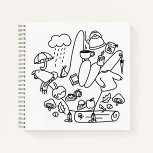 ASL ILY Thanks – Autumn Vibes Notebook