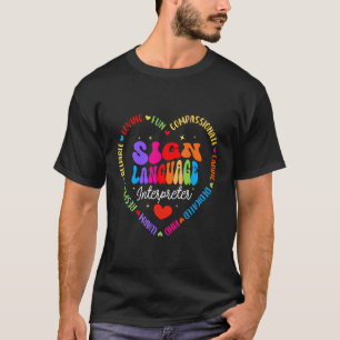 ASL Interpreter Teacher School Sign Language Inter T-Shirt