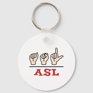 ASL KEY RING