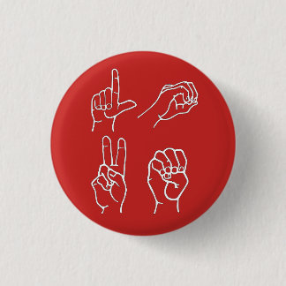 ASL Love Pin