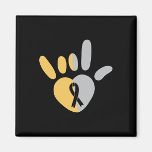 ASL Love Sign American Sign Language Deaf Awarenes Magnet