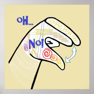 ASL Oh NO Poster