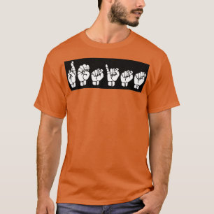 ASL RESIST American Sign Language Design T-Shirt