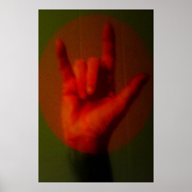 ASL Sign I Love You (Front)