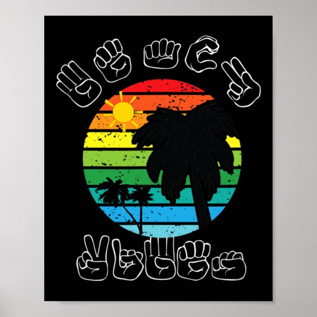 Asl Sign Language Clothes Beach Deaf Awareness Top (Front)