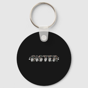 ASL Sister American Sign Language Deaf Awareness S Key Ring