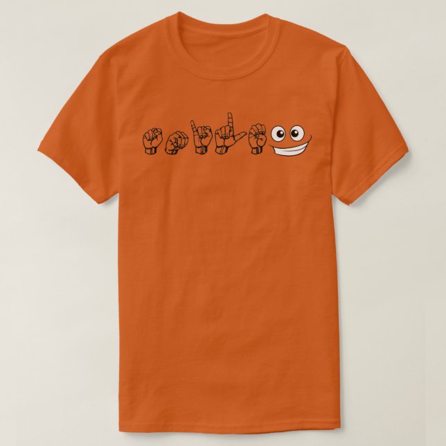 ASL Smile T-Shirt (Design Front)