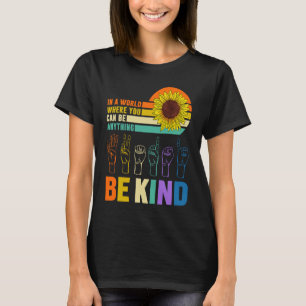 ASL Teacher Sign Language Deaf Hand Hearing T-Shirt