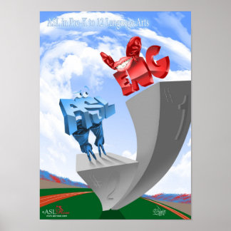 ASL vs ENG Poster