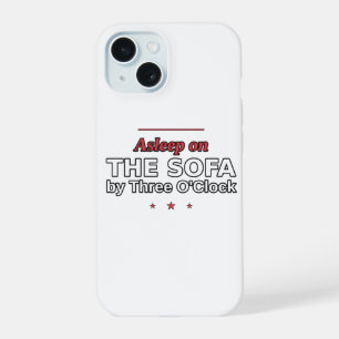Asleep on the Sofa by Three O'Clock Phone Case