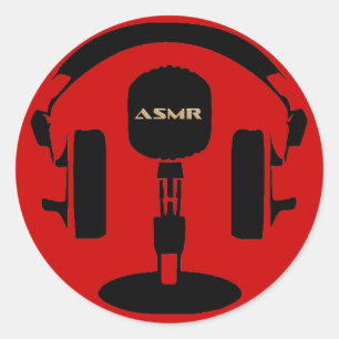 ASMR Logo Classic Round Sticker