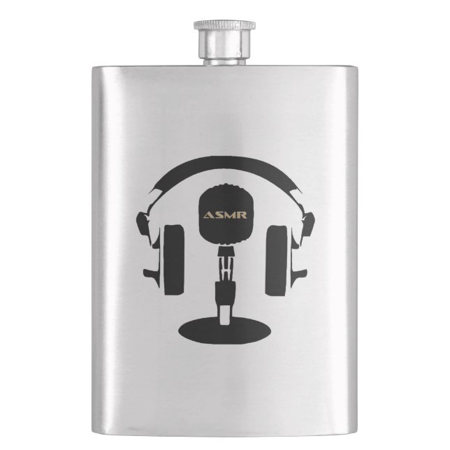ASMR Logo Hip Flask (Front)