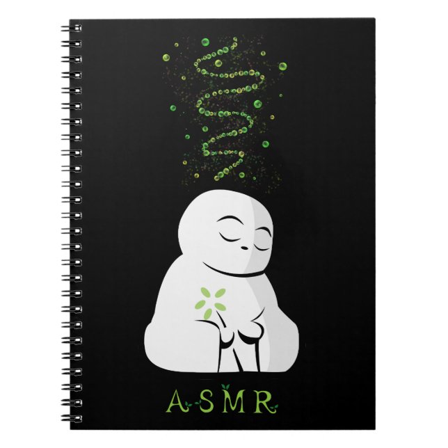 ASMR Tingles Spiral Notebook (Front)