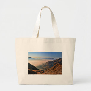 Aso Kumamoto Japan Somma Sea Of Clouds Large Tote Bag