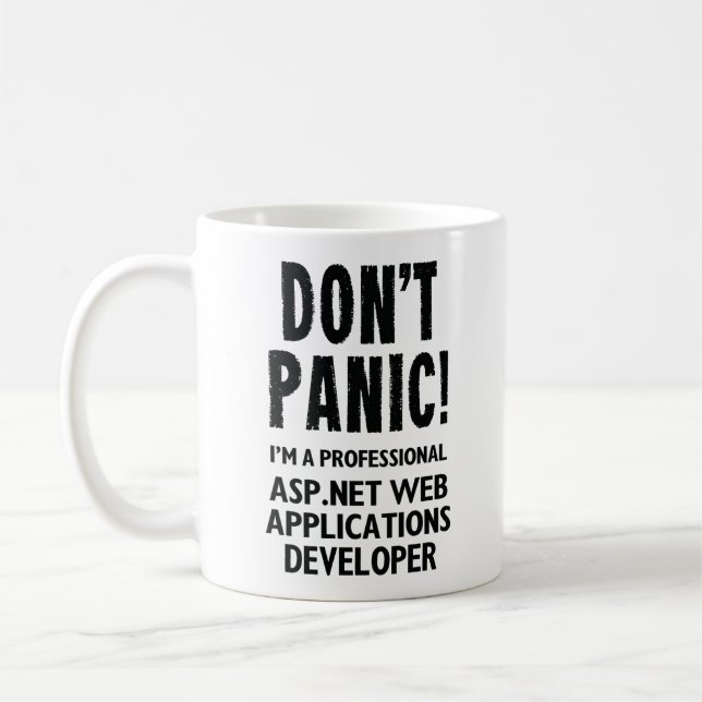 ASP.NET Web Applications Developer Coffee Mug (Left)
